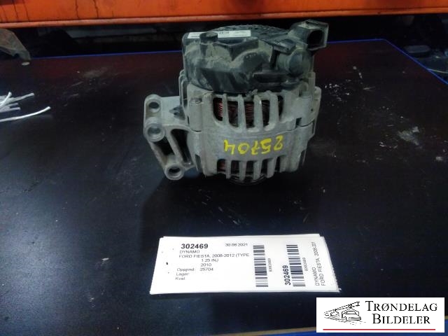 Dynamo til Ford Fiesta 2008-2012 (Type VI, Fase 1) (VALEO|AV6N-10300-HA|)