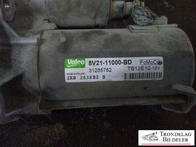 Starter til Ford Fiesta 2008-2012 (Type VI, Fase 1) (VALEO|8V21-11000-BD|31285782|)