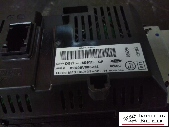 Multimedia display (MCU - Media Controller Unit) til Ford Mondeo 2014-2019 (Type V, Fase 1) (DS7T-18B955-GF|BSQ00V006242|)
