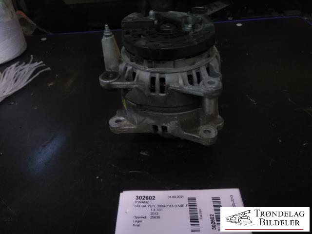 Dynamo til Škoda Yeti 2009-2013 (Fase 1)  (BOSCH|03C 903 023A|0 124 525 093|)