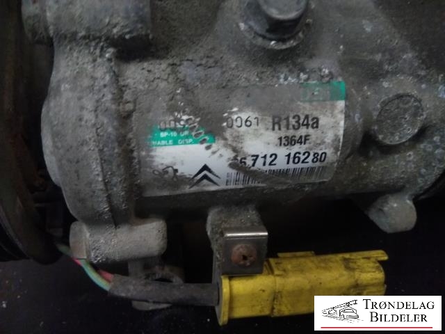 Aircondition kompressor til Peugeot 308 2007-2011 (Type I, Fase 1)  (SANDEN|9671216280|)