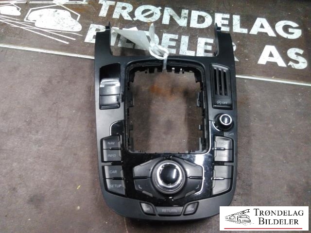 Bilstereo navigasjon betjeningspanel til Audi A4, Allroad, 2009-2016 (Type I) (B8) (B8) (PREH|8T0 919 609 WFX)
