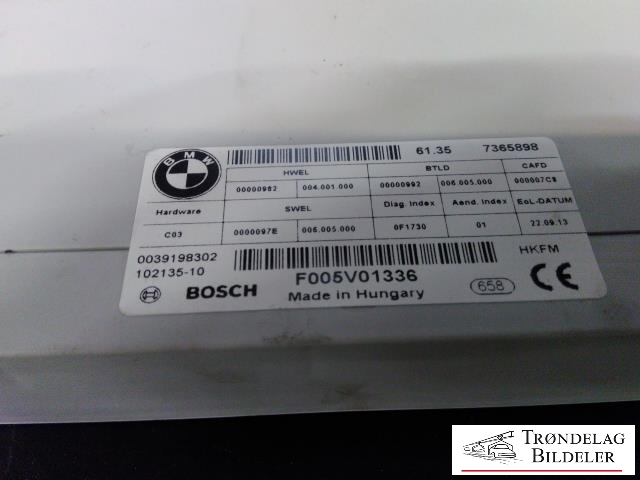Styreenhet elektrisk bakluke til BMW 5-Serie 2010-2017 (F10/F11) (F10/F11) (BOSCH|61.35 7365898|0039198302|)