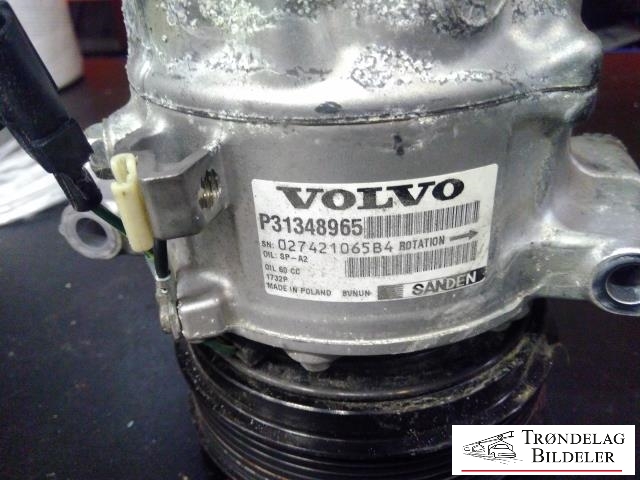 Aircondition kompressor til Volvo V40 2012-2019  (VOLVO|P31348965|)