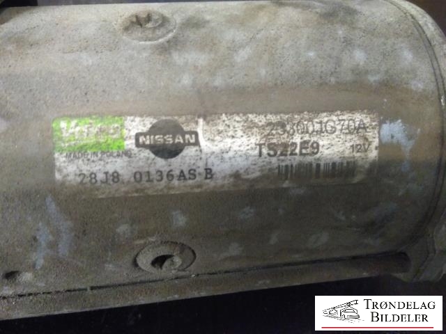 Starter diesel til Nissan X-Trail 2007-2014 (T31) (T31) (VALEO|23300JG70A|TS22E9|)