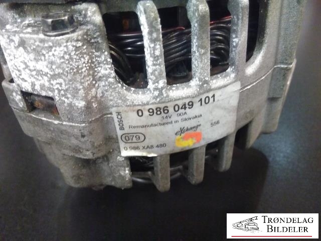 Dynamo til Škoda Fabia 2000-2007 (Type I)  (BOSCH|0 986 049 101|)