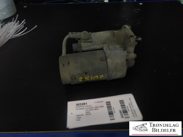 Starter diesel til Hyundai Tucson 2003-2009 (DENSO|36100-2Z010|)