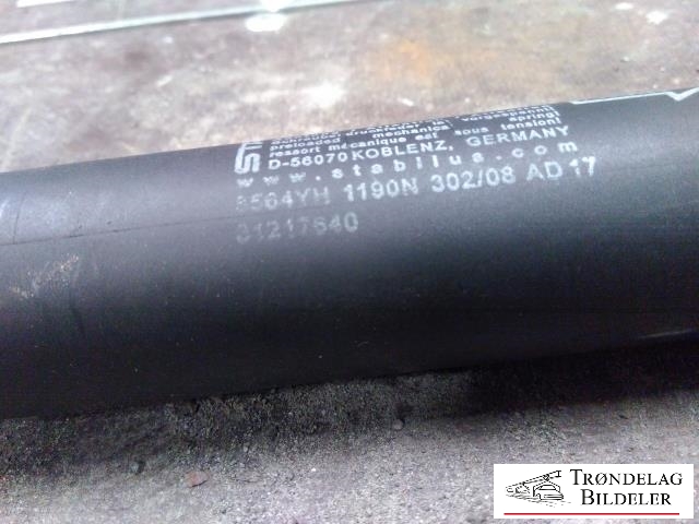 Baklukedemper til Volvo V70 2007-2013 (Type III, Fase 1)  (8584YH|1190N|31217640)
