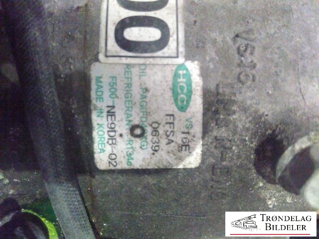 Aircondition kompressor til Hyundai Ix35 2010-2015  (HCC|F500-NE9DB-02|)