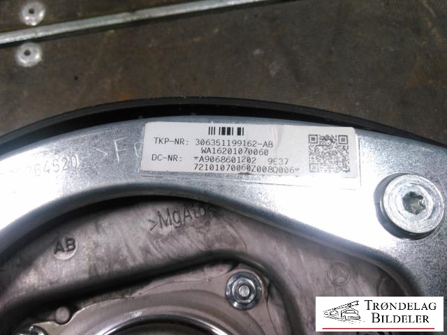 Airbag rattpute til Mercedes Sprinter 2006-2013 (Fase 1) (906) (906) (306351199162-AB|WA16201070060|)