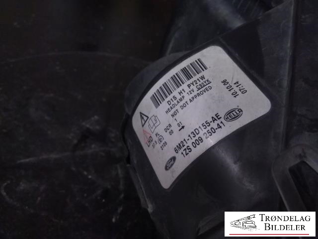 Frontlykt venstre xenon til Ford S-Max 2006-2010 (Type I, Fase 1)  (HELLA|6M21-13D155-AE|1ZS 009 250-41|)