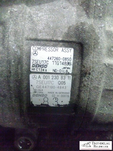 Aircondition kompressor til Mercedes ML 2005-2011 (W164) (W164) (DENSO|44726-0850|A0012308311|7SEU17C)