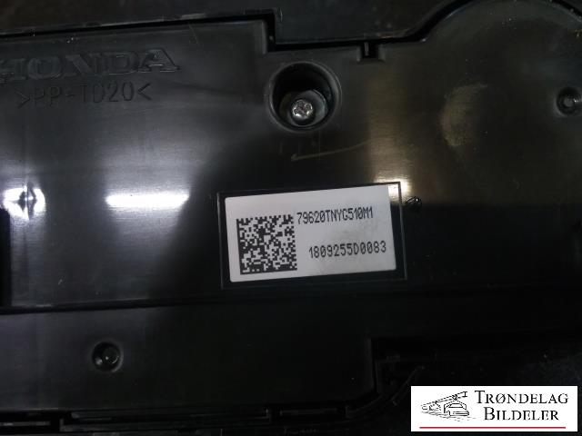 Varmeapparat betjening til Honda CR-V 2018-->> (Type V) (HONDA|7920TNYG510M1|1809255D0083|)