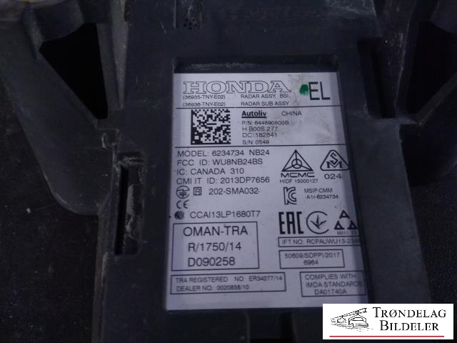 Sensor radar til Honda CR-V 2018-->> (Type V)  (HONDA|36935-TNY-E02|6234734 NB24|)