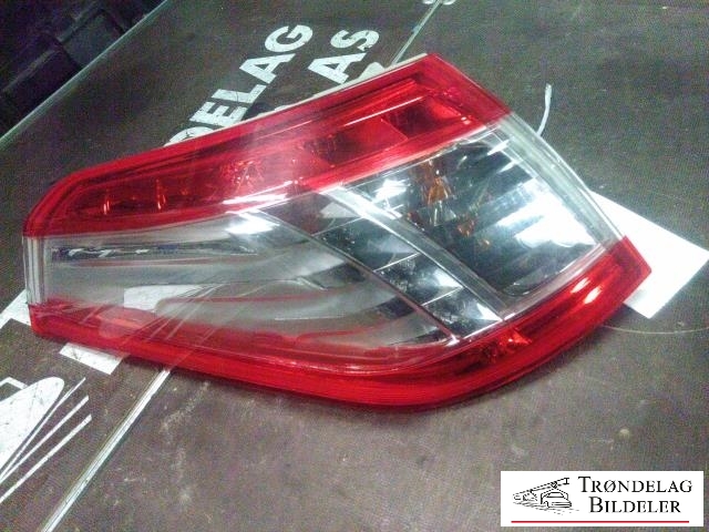 Baklykt venstre ytre til Peugeot 508, 2011-2014 (Type I, Fase 1)  (89501173)