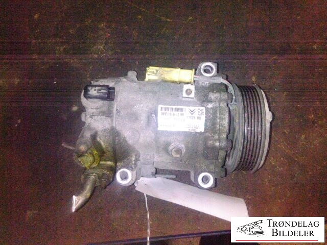 Aircondition kompressor til Peugeot 508, 2011-2014 (Type I, Fase 1)  (SANDEN|6453ZS|6453ZT|648756|9671451380|9684141780)