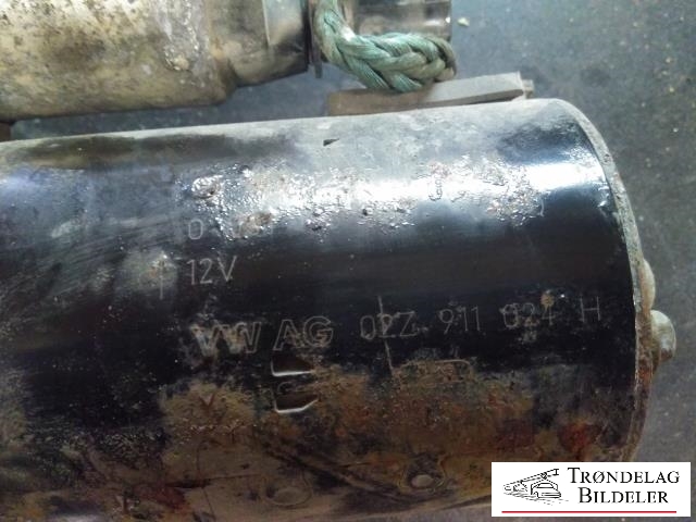 Starter diesel til Audi A3 2009-2012 (Type II, Fase 2)  (VW AG|02Z 911 024 H|)