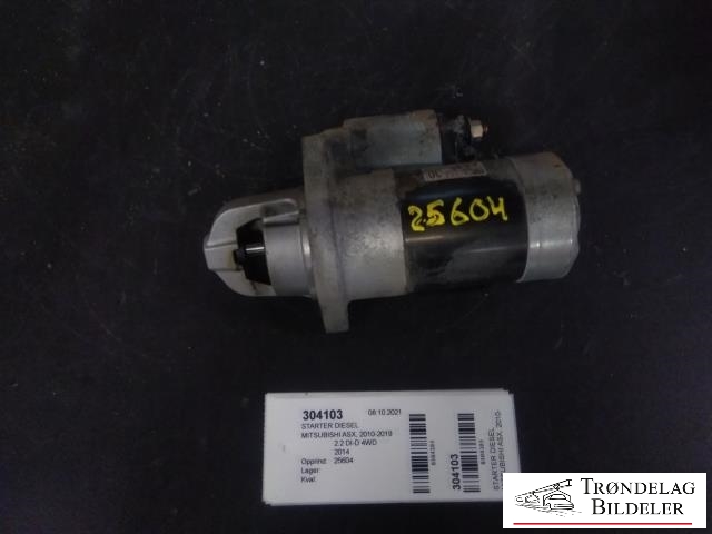 Starter diesel til Mitsubishi ASX, 2010-2019  (MITSUBISHI|1810A230|M001T31371)