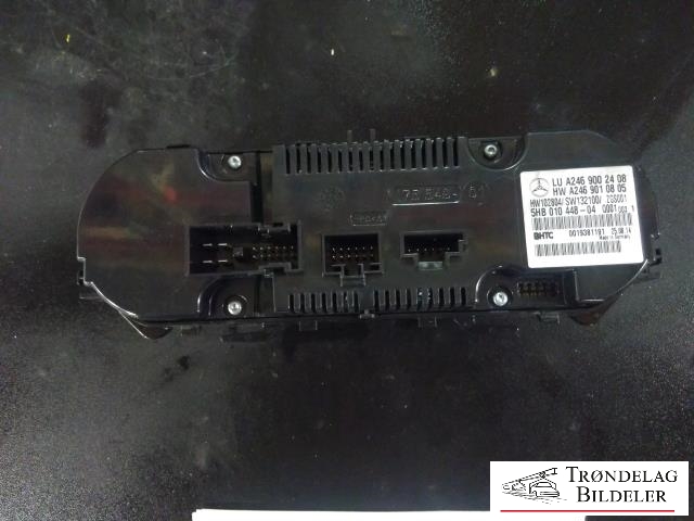 Varmeapparat betjening til Mercedes CLA 2013-2019 (C117) (C117) (A246 900 24 08|5HB 010 448-04|)