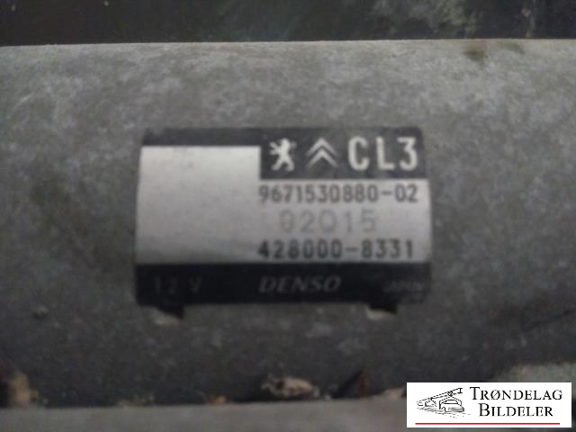 Starter til Peugeot 208 2012-2019 (Type I) (DENSO|9671539880|428000-8331|96 884 773 80|16 080 646 80|96 715 308 80|36 39 503|95525944|0986027370|1986S01294|25-5011|LRS03838)