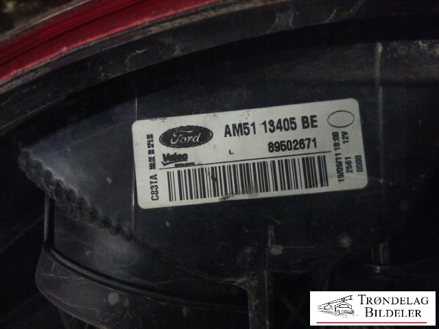 Baklykt venstre ytre til Ford C-Max 2010-2015 (Type II, Fase 1)  (AM51-13405-BF|)