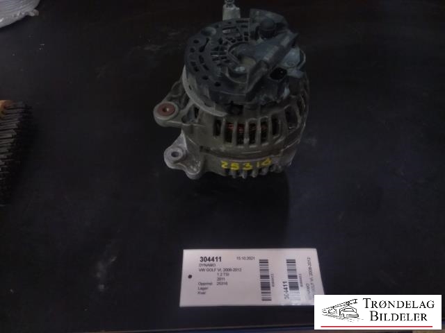 Dynamo til VW Golf VI 2008-2012 (BOSCH|03F 902 023D|0 124 525 201|)