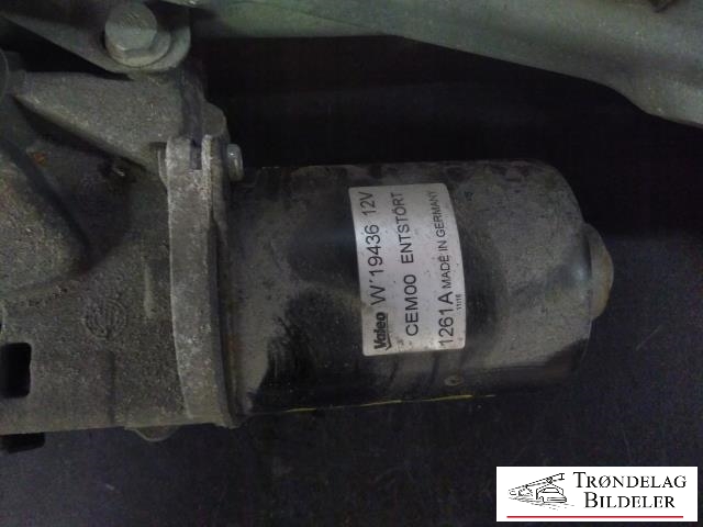 Viskermotor frontrute komplett m/overføring til Citroën C4 2011-2017 (Type II)  (VALEO|)