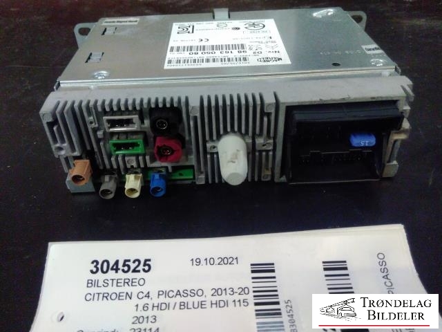 Bilstereo til Citroën C4, Picasso 2013-2018 (Type II)  (MAGNETI MARELLI|9816305080|)