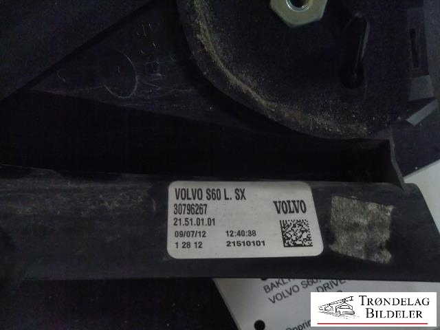 Baklykt venstre ytre til Volvo S60 2010-2014 (Type II, Fase 1)  (VOLVO|30796267|)