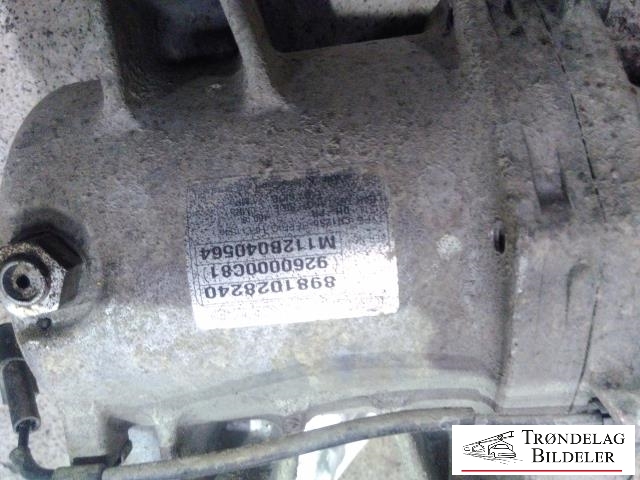 Aircondition kompressor til Isuzu D-Max 2012-2017 (Type II, Fase 1)  (CALSINIC KANSEI|8981028240|9260000C81|M112B040564)