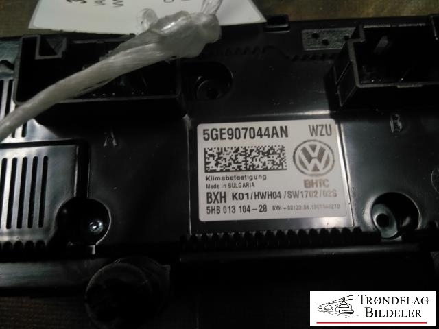 Varmeapparat betjening til VW e-Golf 2017-2020 (Fase 2) (5GE907044AN|)