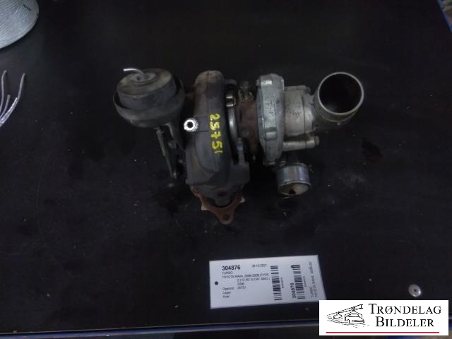 Turbo til Toyota RAV4, 2006-2009 (Type III, Fase 1)  (172010R020|172010R022|172010R021)