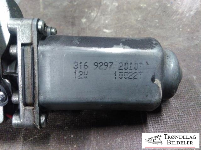 Viskermotor bakrute til Mopedbil Ligier X-Too 0-->>  (316929720I0T|10022T|)