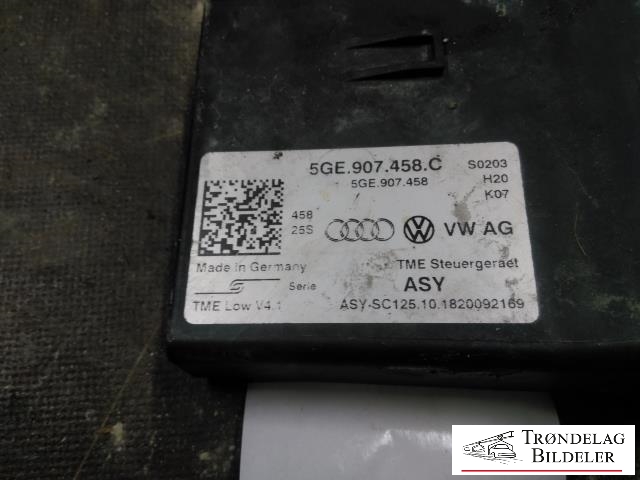 Styreenhet diverse til VW e-Golf 2017-2020 (Fase 2) (VW AG|5GE907458C|)