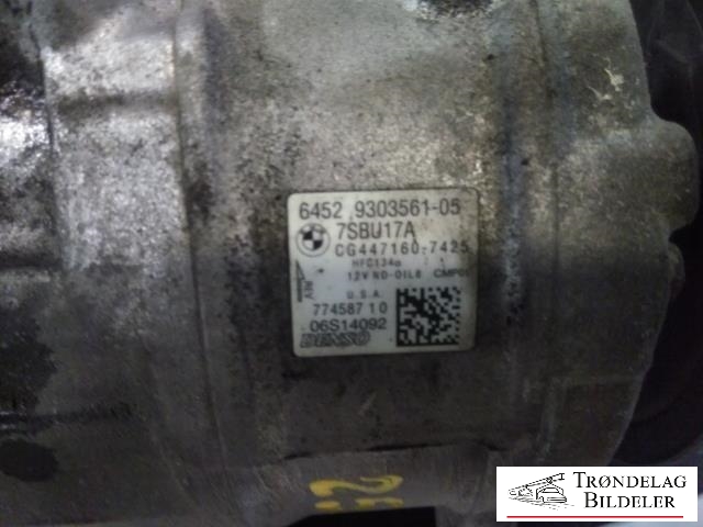 Aircondition kompressor til BMW X5 2013-2018 (F15) (F15) (DENSO|64529223694|89585|64506805070|64529216466|64529225703|64529399059|9216466|9223694|9225703|GE447260-4710|6SBU14A|GE4472603822|GE4472603821|64 52 9 399 072|890746)
