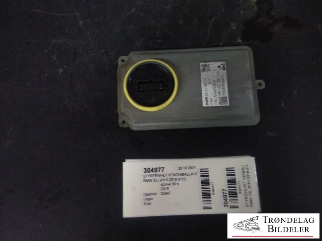 Styreenhet xenon/ballast til BMW X5, 2013-2018 (F15) (F15) (BMW|63.11-7 354 974)
