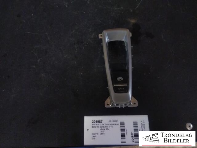 Bryter elektrisk håndbrekk/parkbrems til BMW X5, 2013-2018 (F15) (F15) (EF 9 385 028-01)