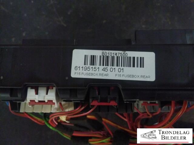 Sikringsboks bagasjerom til BMW X5 2013-2018 (F15) (F15) (9316569 02|MS20150327-90104812|)