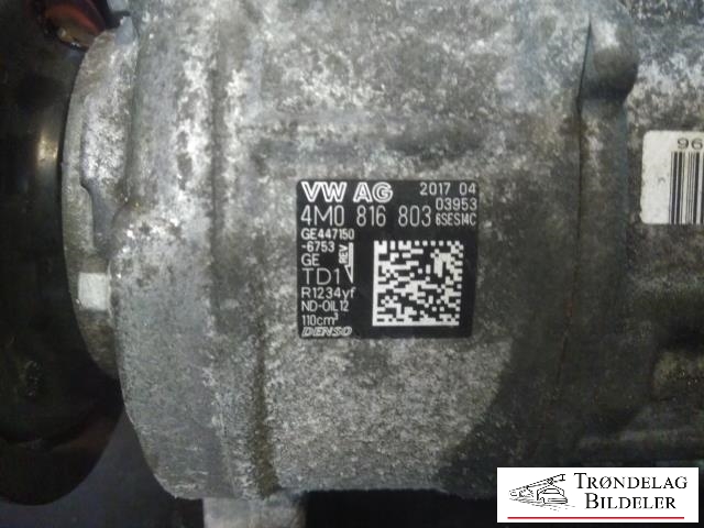 Aircondition kompressor til Audi A4 2015-2019 (Type V, Fase 1) (B9) (B9) (VW AG|4M0 816 803|8T0816803G|8W0816803|8W5816803|80A816803|ACP01264)