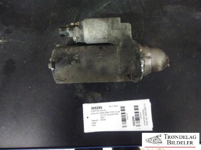 Starter diesel til Audi A4 2004-2008 (Type III) (B7) (B7) 