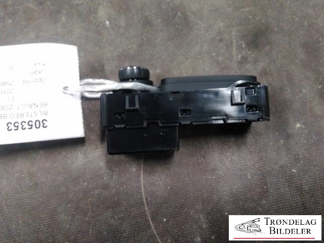 Bilstereo betjeningspanel til Renault Zoe 2013-2019 (Fase 1) (VALEO|253B08825R|E1067640|)