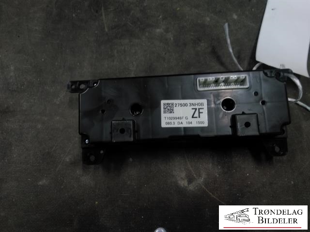 Varmeapparat betjening til Nissan Leaf 2011-2017 (Type I)  (27500-3NH0B|)