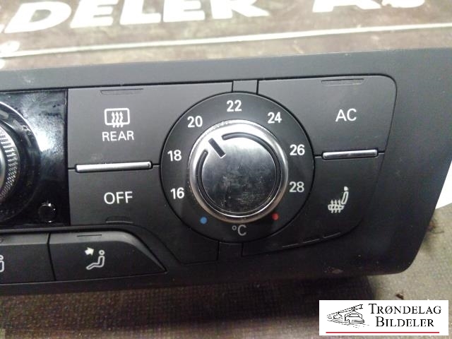 Varmeapparat betjening til Audi A6, Allroad 2012-2014 (Type III, Fase 1) (C7) (C7) (CONTINENTAL|4G0820043AV|A2C81395200|)