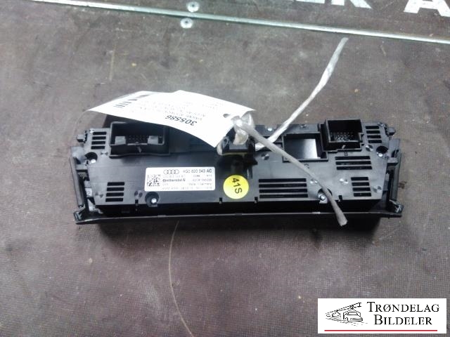 Varmeapparat betjening til Audi A6, Allroad 2012-2014 (Type III, Fase 1) (C7) (C7) (CONTINENTAL|4G0820043AV|A2C81395200|)
