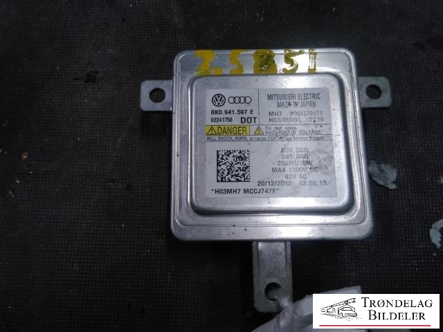 Styreenhet xenon/ballast til Audi A6, Allroad, 2012-2014 (Type III, Fase 1) (C7) (C7) (5K0941597E)