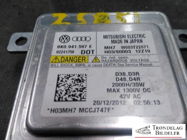 Styreenhet xenon/ballast til Audi A6, Allroad 2012-2014 (Type III, Fase 1) (C7) (C7) (5K0941597E|02241750|)