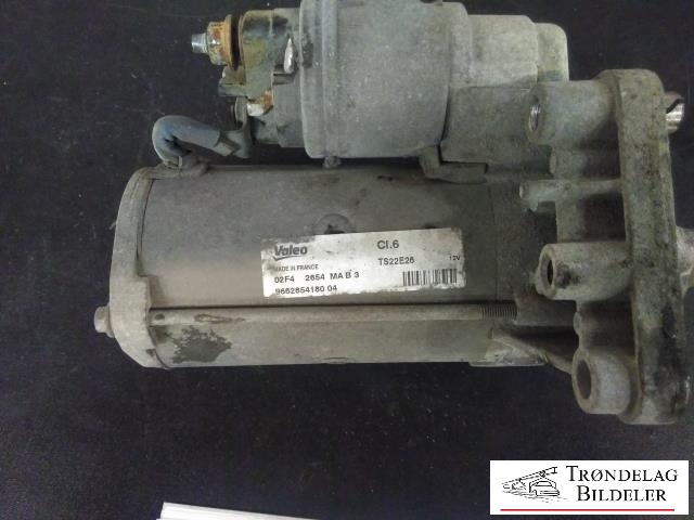 Starter diesel til Peugeot 308 2013-2021 (Type II) (VALEO|9662854180 04|02F4 2654 MA B 3|)