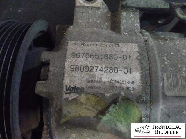 Aircondition kompressor til Peugeot 308 2013-2021 (Type II)  (VALEO|9675655880-01|9809274280-01|)