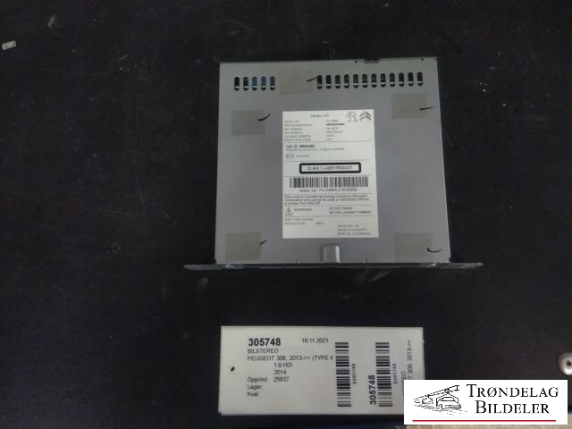 Bilstereo til Peugeot 308, 2013-2021 (Type II)  (9805593680)