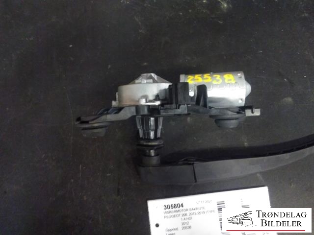 Viskermotor bakrute til Peugeot 208 2012-2019 (Type I)  (VALEO|9673251380A|W000027332|)